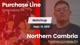 Matchup: Purchase Line vs. Northern Cambria  2019