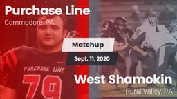 Matchup: Purchase Line vs. West Shamokin  2020