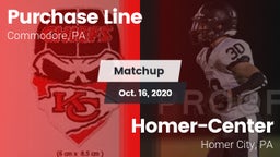 Matchup: Purchase Line vs. Homer-Center  2020