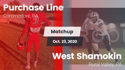Matchup: Purchase Line vs. West Shamokin  2020