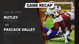 Recap: Nutley  vs. Pascack Valley  2016