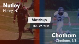 Matchup: Nutley vs. Chatham  2016