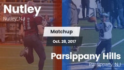 Matchup: Nutley vs. Parsippany Hills  2017