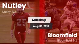 Matchup: Nutley vs. Bloomfield  2018