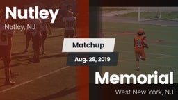 Matchup: Nutley vs. Memorial  2019