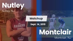 Matchup: Nutley vs. Montclair  2019
