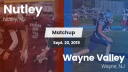 Matchup: Nutley vs. Wayne Valley  2019