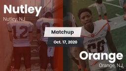Matchup: Nutley vs. Orange  2020