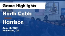 North Cobb  vs Harrison  Game Highlights - Aug. 11, 2022