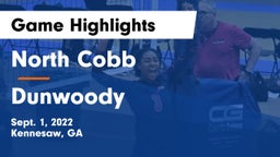 North Cobb  vs Dunwoody  Game Highlights - Sept. 1, 2022