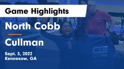 North Cobb  vs Cullman  Game Highlights - Sept. 3, 2022