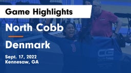 North Cobb  vs Denmark  Game Highlights - Sept. 17, 2022