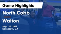 North Cobb  vs Walton  Game Highlights - Sept. 20, 2022