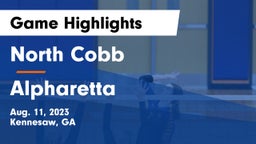 North Cobb  vs Alpharetta  Game Highlights - Aug. 11, 2023