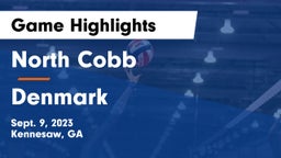 North Cobb  vs Denmark  Game Highlights - Sept. 9, 2023