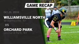 Recap: Williamsville North  vs. Orchard Park  2016