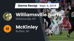Recap: Williamsville North  vs. McKinley  2019
