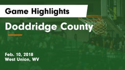 Doddridge County  Game Highlights - Feb. 10, 2018