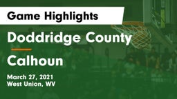 Doddridge County  vs Calhoun  Game Highlights - March 27, 2021