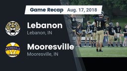 Recap: Lebanon  vs. Mooresville  2018