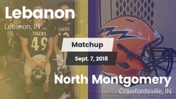 Matchup: Lebanon vs. North Montgomery  2018