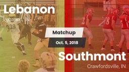 Matchup: Lebanon vs. Southmont  2018