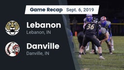 Recap: Lebanon  vs. Danville  2019
