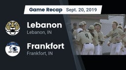 Recap: Lebanon  vs. Frankfort  2019
