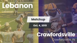 Matchup: Lebanon vs. Crawfordsville  2019