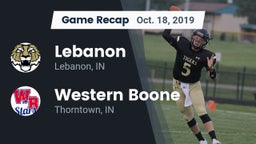 Recap: Lebanon  vs. Western Boone  2019