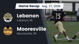 Recap: Lebanon  vs. Mooresville  2020