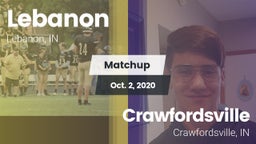 Matchup: Lebanon vs. Crawfordsville  2020