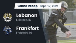 Recap: Lebanon  vs. Frankfort  2021