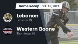 Recap: Lebanon  vs. Western Boone  2021