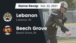Recap: Lebanon  vs. Beech Grove  2021