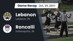 Recap: Lebanon  vs. Roncalli  2021