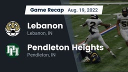 Recap: Lebanon  vs. Pendleton Heights  2022