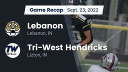 Recap: Lebanon  vs. Tri-West Hendricks  2022