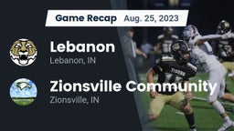 Recap: Lebanon  vs. Zionsville Community  2023