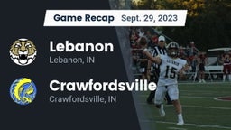 Recap: Lebanon  vs. Crawfordsville  2023