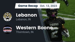 Recap: Lebanon  vs. Western Boone  2023