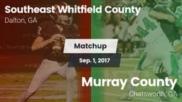Matchup: Southeast Whitfield vs. Murray County  2017
