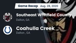 Recap: Southeast Whitfield County vs. Coahulla Creek  2020