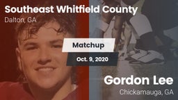 Matchup: Southeast Whitfield vs. Gordon Lee  2020