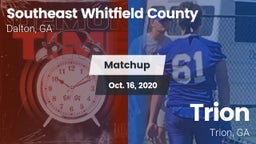 Matchup: Southeast Whitfield vs. Trion  2020