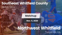 Matchup: Southeast Whitfield vs. Northwest Whitfield  2020