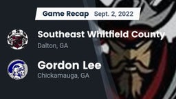 Recap: Southeast Whitfield County vs. Gordon Lee  2022