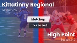 Matchup: Kittatinny Regional vs. High Point  2016