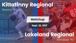Matchup: Kittatinny Regional vs. Lakeland Regional  2017