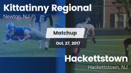 Matchup: Kittatinny Regional vs. Hackettstown  2017
